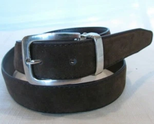A.X.N.Y. Size 28" Brown Suede Dress Belt - Picture 1 of 4