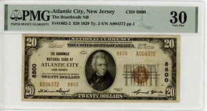 1929 Type 2 $20 Atlantic City, NJ CH#8800 PMG 30 - Picture 1 of 2