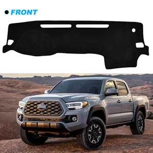 Alfombrilla antideslizante negra para tablero de instrumentos Toyota Tacoma 2016-2023 - Imagen 1 de 19