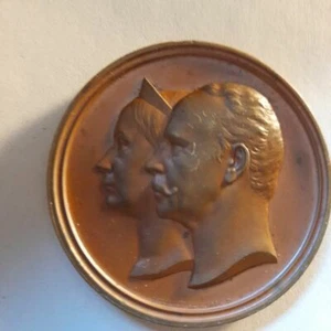 Sachsen-Weimar- Eisenach Carl Alexander, 1853-1901. Bronzemedaille 1892 - Bild 1 von 2