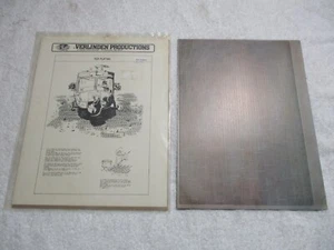 Perforated Steel Plating P.SP. Plating 11" x 8.25" 1/72 Diorama NOS Verlinden - Picture 1 of 8