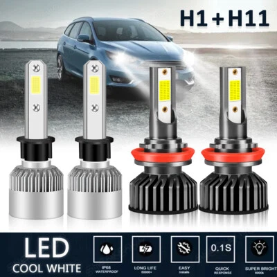 Faro LED bombillas de haz alto bajo para Ford Focus ST Hatchback 4 puertas 2013-2018 Foto 1 de 4
