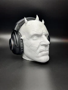 Darth Star Character Headphone Stand - Nerdy Headphone Display - PC Gaming Decor - Afbeelding 1 van 5