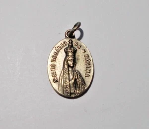Colgante Religioso N.S. Da Fátima Ano Santo 1975 / N.S. Do Rosario Da Fátima - Imagen 1 de 2