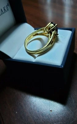 ⭐️⭐️🌟14K yellow gold  diamond engagement Pear stone ring,,,,,read item details  - Image 1 of 4