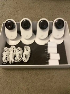LOT OF 4 Smart Home Camera, Indoor IP Security System Night Vision - Picture 1 of 4