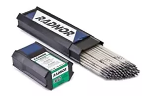 RADNOR 64001110 1/8" E7018 7018 KOHLENSTOFFSTAHL ELEKTRODE 10# KOSTENLOSER VERSAND - Bild 1 von 1