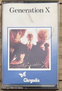 Generation X – Self Titled (Cassette UK 1978 VG+/VG+) Billy Idol, Punk - Picture 1 of 4