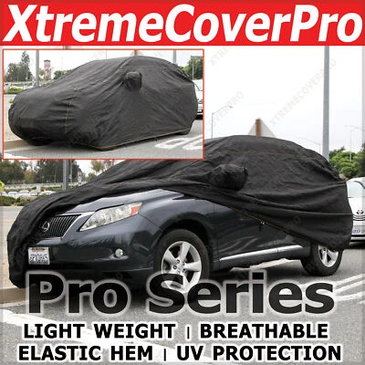 Cubierta de auto transpirable Lexus RX350 2010 2011 2012 2013 con bolsillo de espejo Foto 1 de 4