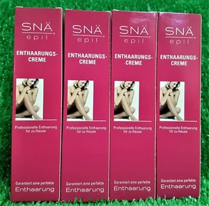 (41,67€7l) 4x 75ml Tube Snä epil ENTHAARUNGSCREME Beine Enthaarung Versand 0€ - Bild 1 von 1