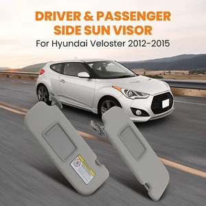 Juego de 2 pares de parasoles laterales con espejo retrovisor para Hyundai Veloster 12-15 85220-2V130-TX - Imagen 1 de 12