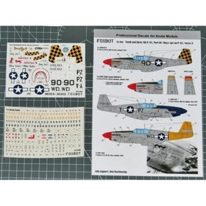 Foxbot 72-053 North American P-51 Mustang Decal, "Nose Art" Part 3, scale 1/72 - Bild 1 von 12