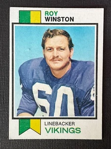 Roy Winston 1973 Topps Football Card #46 - Minnesota Vikings Linebacker - Picture 1 of 2