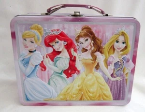 Disney Princess Princesses 7.5" collectible Tin Lunch Box Lunchbox-Brand New! - Picture 1 of 2