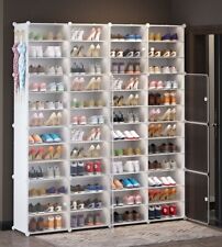 Cube Shoe Cabinet Portable Shoe Rack Organiser Stackable Shoe Storage Shelf Rack