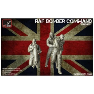 Armory Models AR F1401b Plastic model figures Scale Friends 1:144RAF WWIIcrewmen - Picture 1 of 24