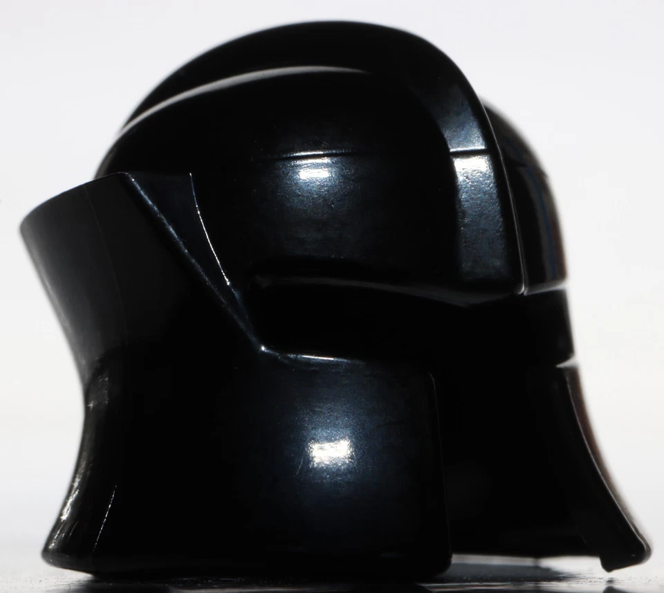 Lego Castle Black Minifig Helmet with Cheek Guard - Image 1 of 1