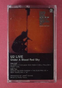 U2 Under a Blood Red Sky Cassette tape  ISLAND - Picture 1 of 3