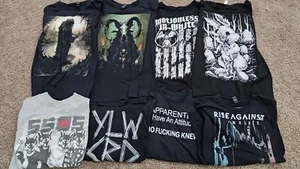 Alternative/Goth/Emo/Scene/Band shirt bundle, Mens Medium/Large Unisex - Picture 1 of 1