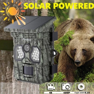 NUOVA fotocamera UsoGood Wildlife ad energia solare 4K 48MP PIR visione notturna telecamera per sentieri - Foto 1 di 9