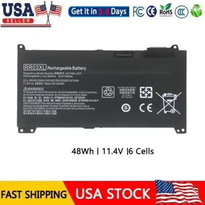Batería RR03XL para HP ProBook 440 450 470 G4 G5 Serie HSTNN-LB7I HSTNN-UB7C 48Wh Foto 1 de 4