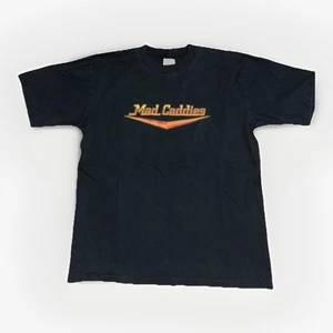 Vintage Mad Caddies Cadillac Logo T-Shirt Large Black Ska Punk Band Tee - Picture 1 of 3