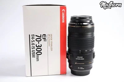 Canon EF 70-300mm f/4-5.6 IS USM Telephoto Zoom Lens + Filter - Image 1 of 4