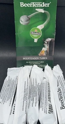 Heineken Krups Beertender Tubes Brand New Open Box 5 Sealed Tubes FAST SHIPPING - Image 1 of 4