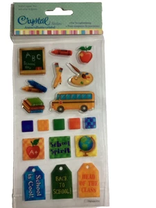 School Days Stickers (NEW). Crystal Brand - Picture 1 of 5