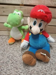 2015 Mario 24 Zoll Plüsch mit Tasche hinten! Offiziell lizenzierter Nintendo!  Yoshi 2020 - Bild 1 von 8