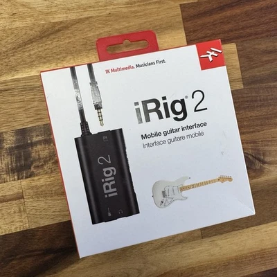IK Multimedia iRig 2 Guitar Interface for iOS and Mac - Image 1 of 4