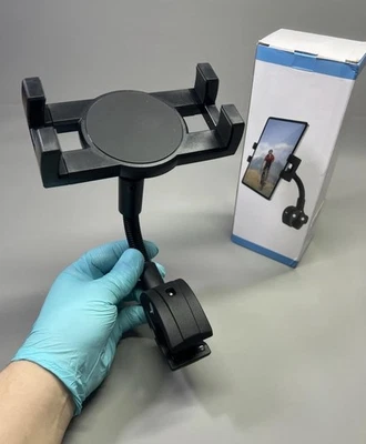 Handlebar Tablet Phone Holder Bike Pram Mount Flexible Stand Adjustable Arm 360° - Image 1 of 4