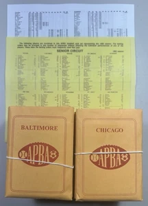 Juego completo de tarjetas APBA de béisbol 1962 temporada R con símbolos MG casi como nuevo a como nuevo - Imagen 1 de 2