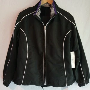 Natalie And Me, Petite XL, zweiteiliges Set Jacke und Hose schwarz weiß Nadelstreifen - Bild 1 von 10