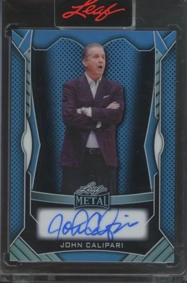 2025 Leaf Metal Authentics John Calipari #BA-JC2 Auto /6 - Image 1 of 2