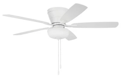 Craftmade WHL525C1 Wheeler 52" 5 Blade Indoor LED Ceiling Fan - White - Image 1 of 4