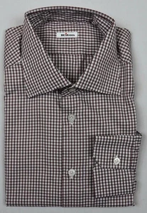 KITON Mens 2018 Handmade Check Stripe Shirt Size 16.5 NEW $750 SKU9-13 - Picture 1 of 4