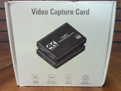 4K Audio Video Capture Card USB 3.0 HDMI Video Capture Device Full HD Recording - Image 1 of 4