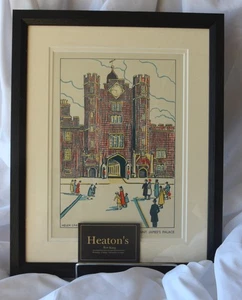 ST James Palace   , London " by Helen Carstairs 1938 Original  Framed - Picture 1 of 1