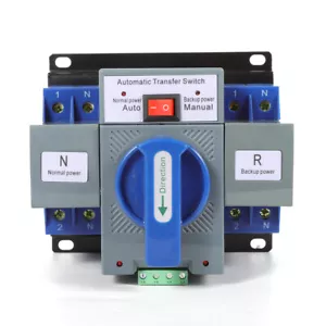220V Auto Transfer Switch Generator Changeover Switch 63A 2P Dual Power Switch - Picture 1 of 10