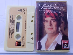 PLACIDO DOMINGO - ROMANZAS DE ZARZUELAS (Cassette, 1988 EMI) 4DS-49148 - Picture 1 of 2