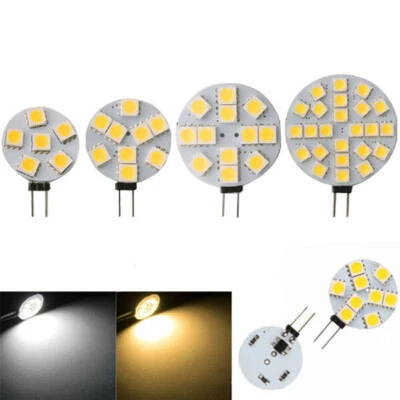 1/6×Leuchtmittel G4 LED Dimmbar 1W/1.5W 2W 3W SMD Lampen Warmweiß Kaltweiß DC12V - Bild 1 von 4