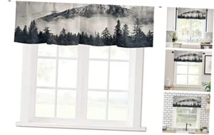 Nature Mountains Window Valance Curtain 42"W x 18"L (Pack of 1) Mountain Range - Picture 1 of 6