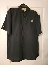 New Orleans Saints size Medium Button Up shirt by ANTIGUA Upf50