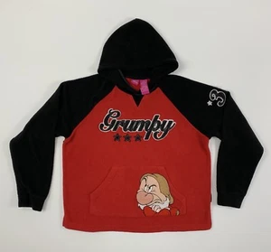 Disney Fleece Hoodie Sweatshirt Seven Dwarfs GRUMPY Gr. 8/10 Oversized Relaxed - Bild 1 von 11