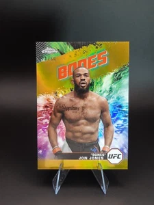 2024 Topps Chrome UFC Jon Jones AKA Bones Gold Refractor /50 - Picture 1 of 2