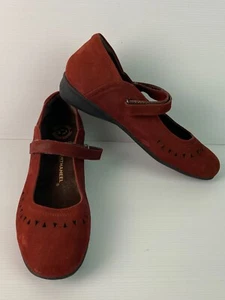 Orthaheel Ladies Walking Shoes Sneakers Leather Size 7 - Picture 1 of 8