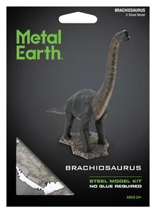 Fascinations Metall Erde BRACHIOSAURUS Jurassic Dinosaurier 3D Stahl Modellbausatz - Bild 1 von 7