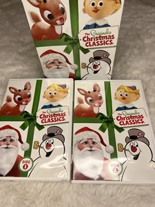 Original Christmas Classics NEW Rudolph Frosty Santa Claus Blue Ray DVD - Picture 1 of 7