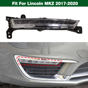 Right LED Front Bumper Daytime Running Light Fog Lamp For Lincoln MKZ 2017-2020 - Picture 1 of 13